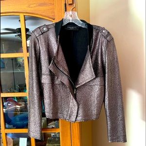 AKIRA metallic crop jacket